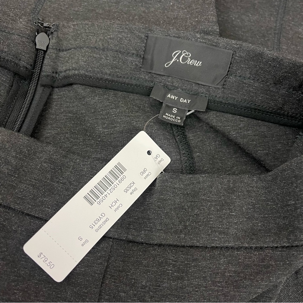 J. Crew Women’s Any Fay Pant Gray Eco Ponte Career Style K2535 - Picture 3 of 4